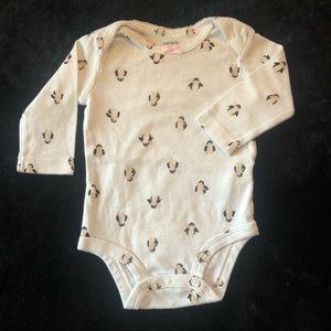 Long-Sleeve Penguin Onesie